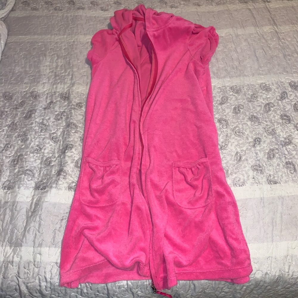Pink Dry Robe Coverup